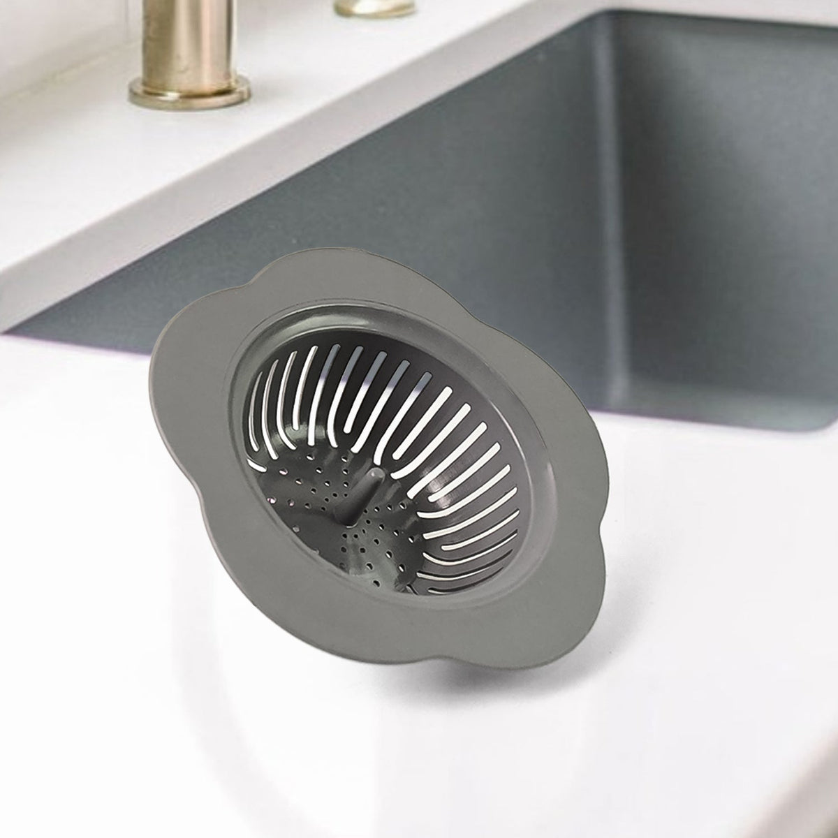 Premium Silicone Sink Strainer – Kitchen Drain Protector