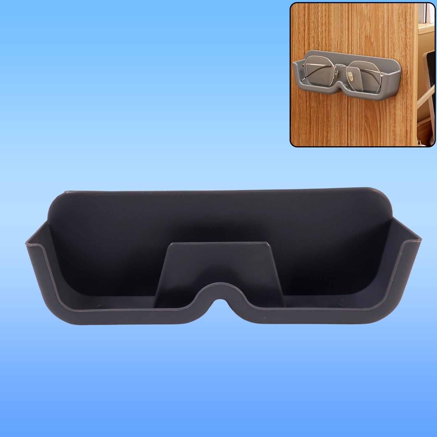 Wall-Mounted Sunglasses & Accessories Holder – Self-Adhesive Storage Rack
