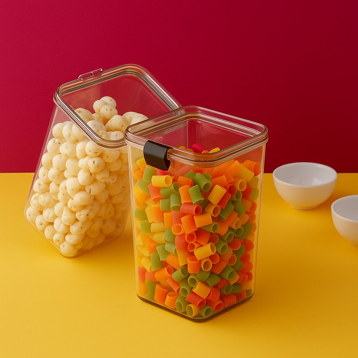 Airtight Food Storage Container – Transparent & Durable (1700 ML)🥫✨