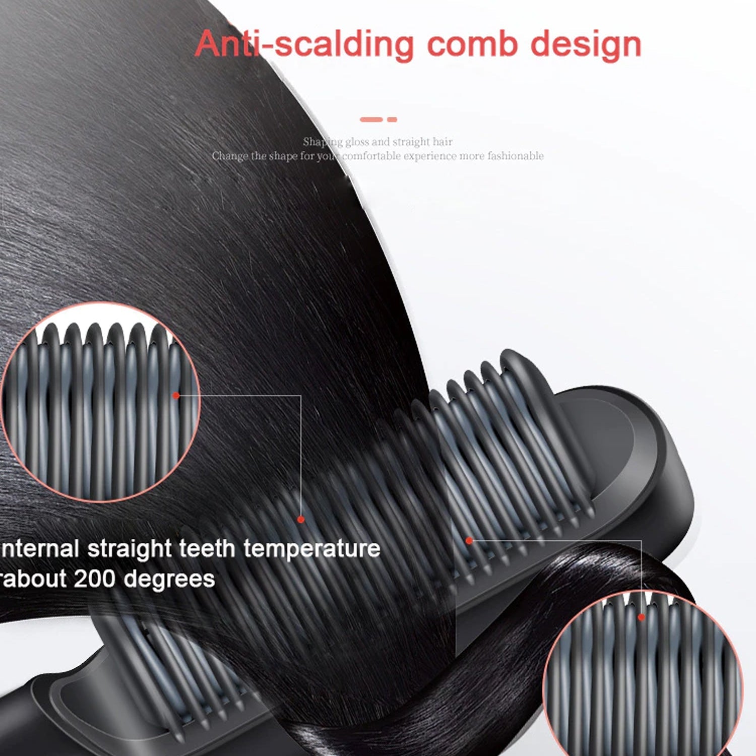Electric Hair Straightening Comb