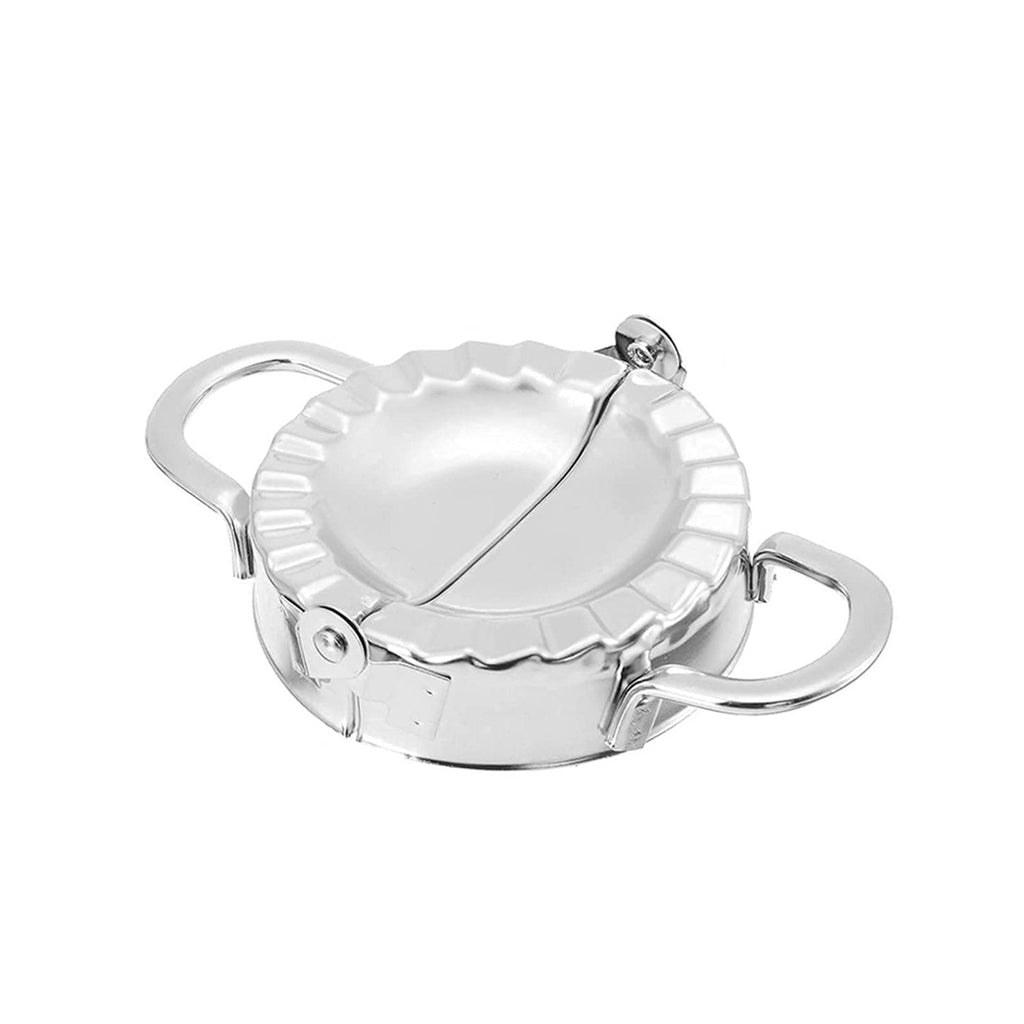 Stainless Steel Dumpling Maker – Easy Momo, Gujiya & Pastry Press Tool