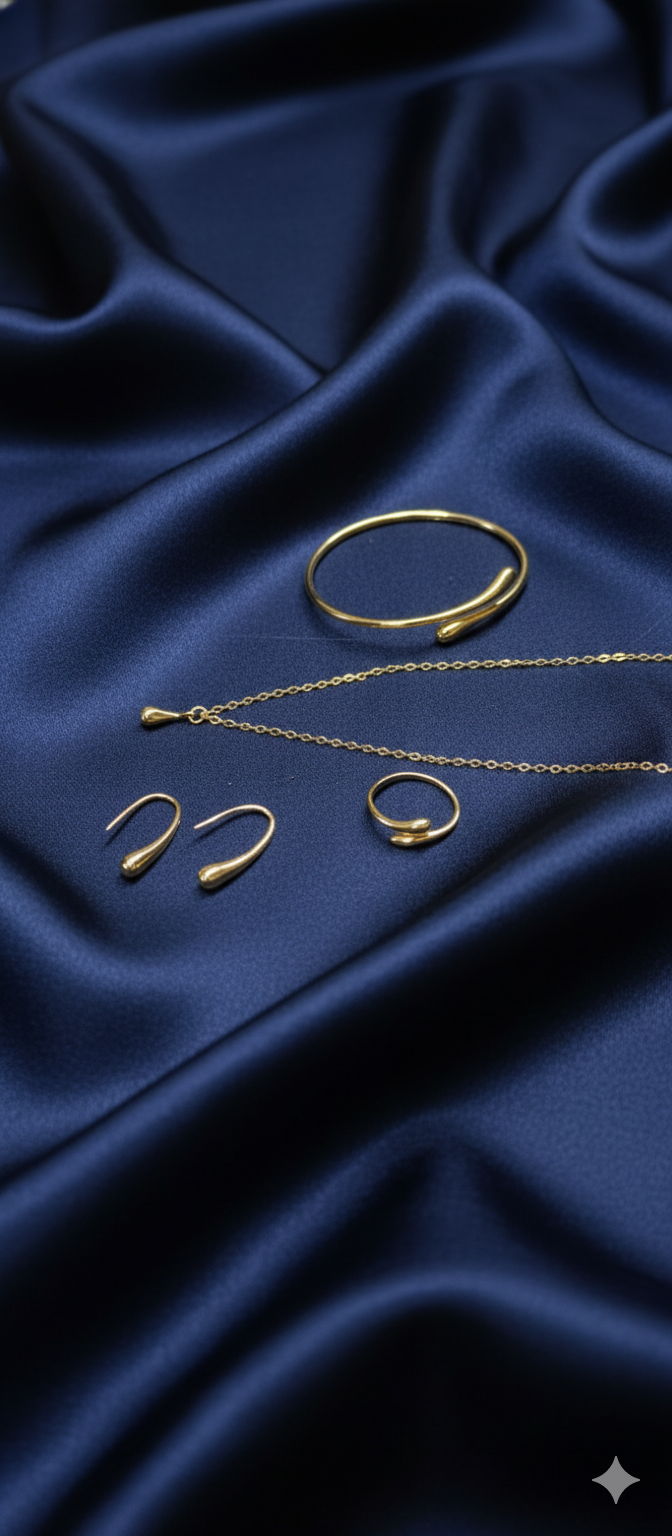 ✨ "Golden Dewdrop Elegance Set" ✨