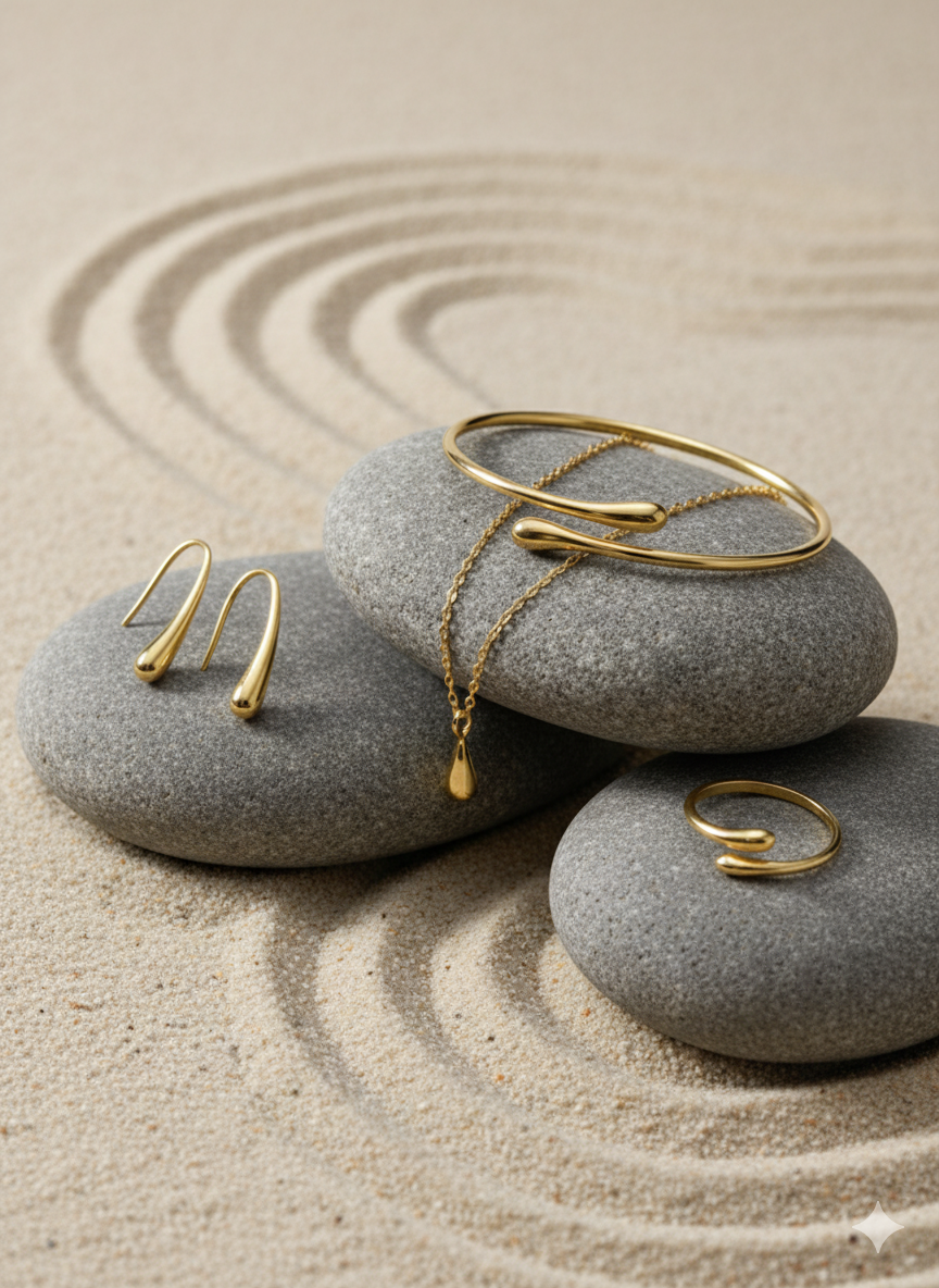 ✨ "Golden Dewdrop Elegance Set" ✨