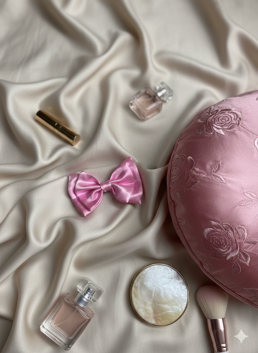 ✨ Satin Bow Hair Clip – Elegant &amp; Feminine Accessory ✨