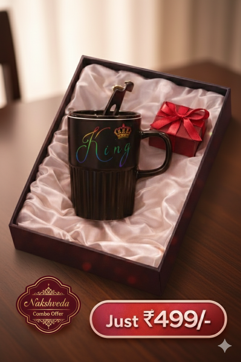 🎁 Nakshveda King Mug Combo Gift Set – Special Offer 👑