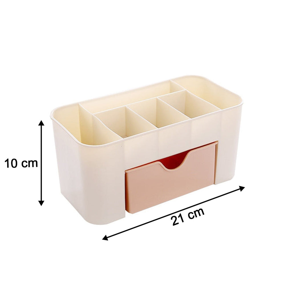 Multi-Functional Cosmetic Storage Organizer with Drawer – Elegant & Practical Skincare & Makeup Holder