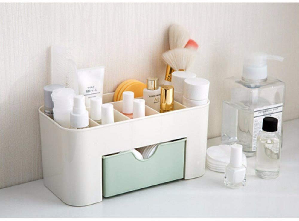 Multi-Functional Cosmetic Storage Organizer with Drawer – Elegant & Practical Skincare & Makeup Holder