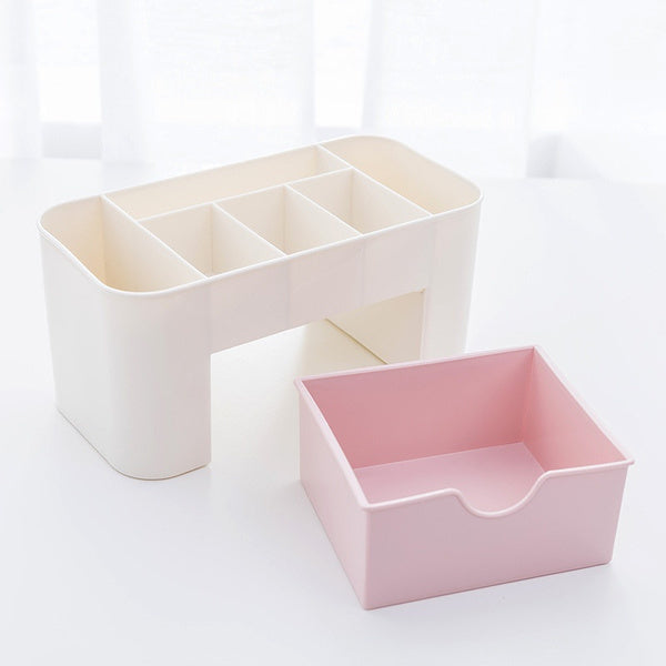 Multi-Functional Cosmetic Storage Organizer with Drawer – Elegant & Practical Skincare & Makeup Holder