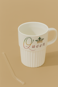 👑 Queen Luxury Mug – Royal Edition ☕✨