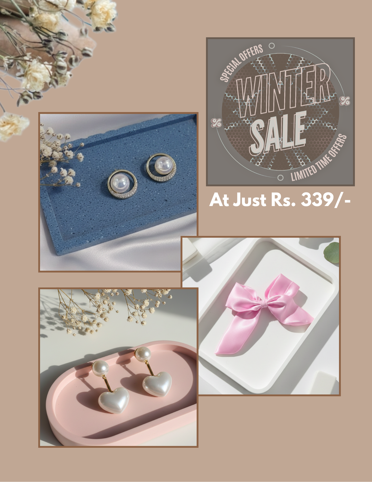 ❄️ Nakshveda Pearl Bliss Winter Combo ❄️