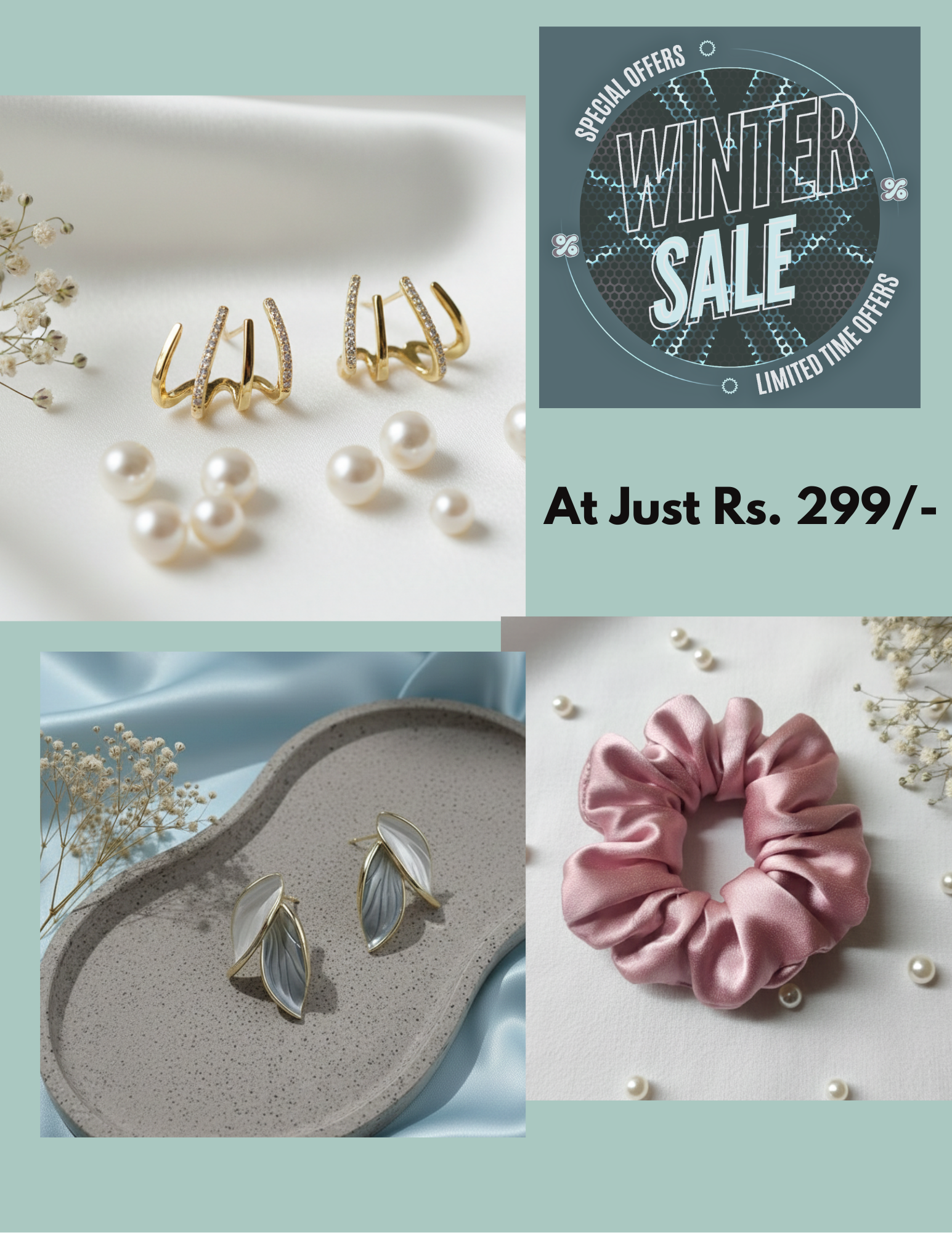 ❄️ Nakshveda Winter Luxe Style Combo ❄️