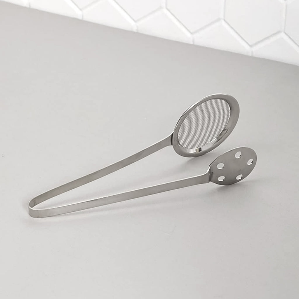 Apex Stainless Steel Skimmer Serving Tong