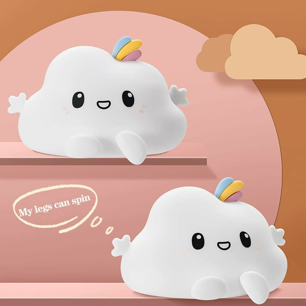 Cute Cloud-Shaped Silicone Night Light