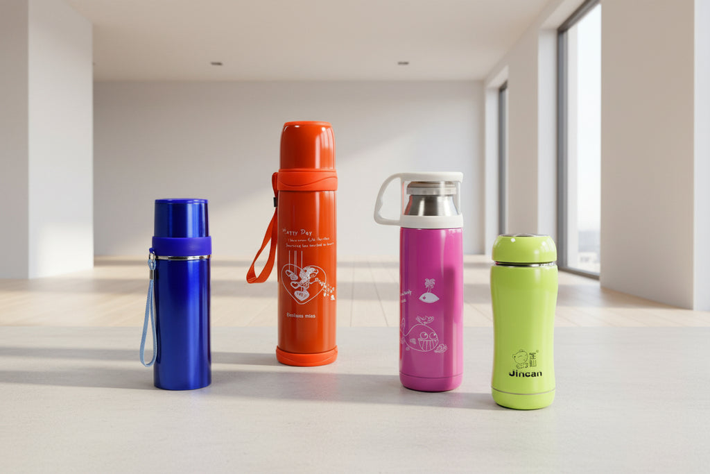 6460 1pc Stainless Steel Mix Bottles For Storing Water And Some Other Types Of Beverages Etc.