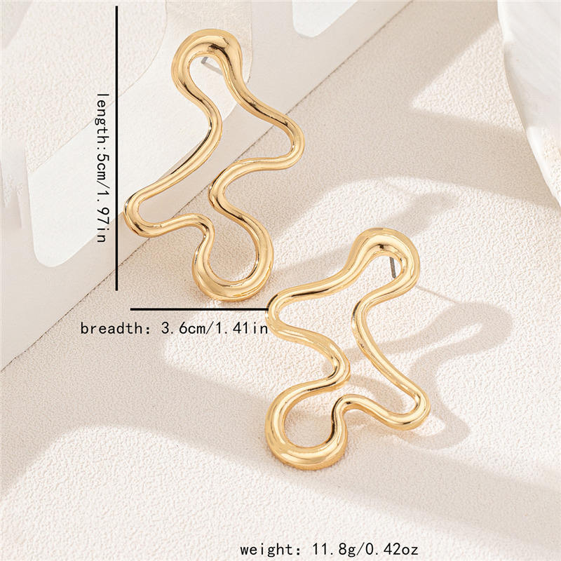 Molten Flow Statement Earrings