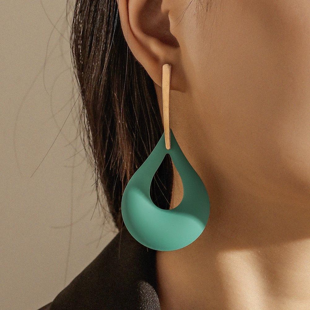 Bold Teardrop Statement Earrings