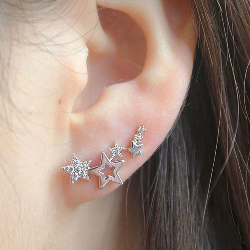Celestial Star Cluster Stud Earrings