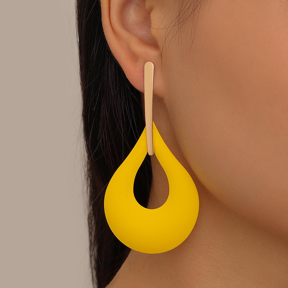 Bold Teardrop Statement Earrings