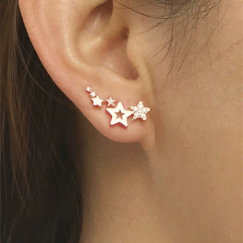 Celestial Star Cluster Stud Earrings