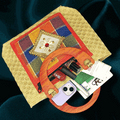 Vibrant Mosaic Handcrafted Jute Hand Bag