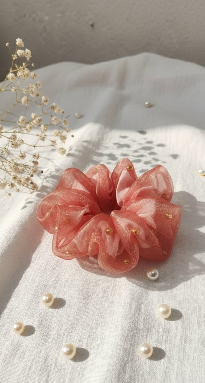 ✨ Stylish Satin Scrunchie Combo Set ✨