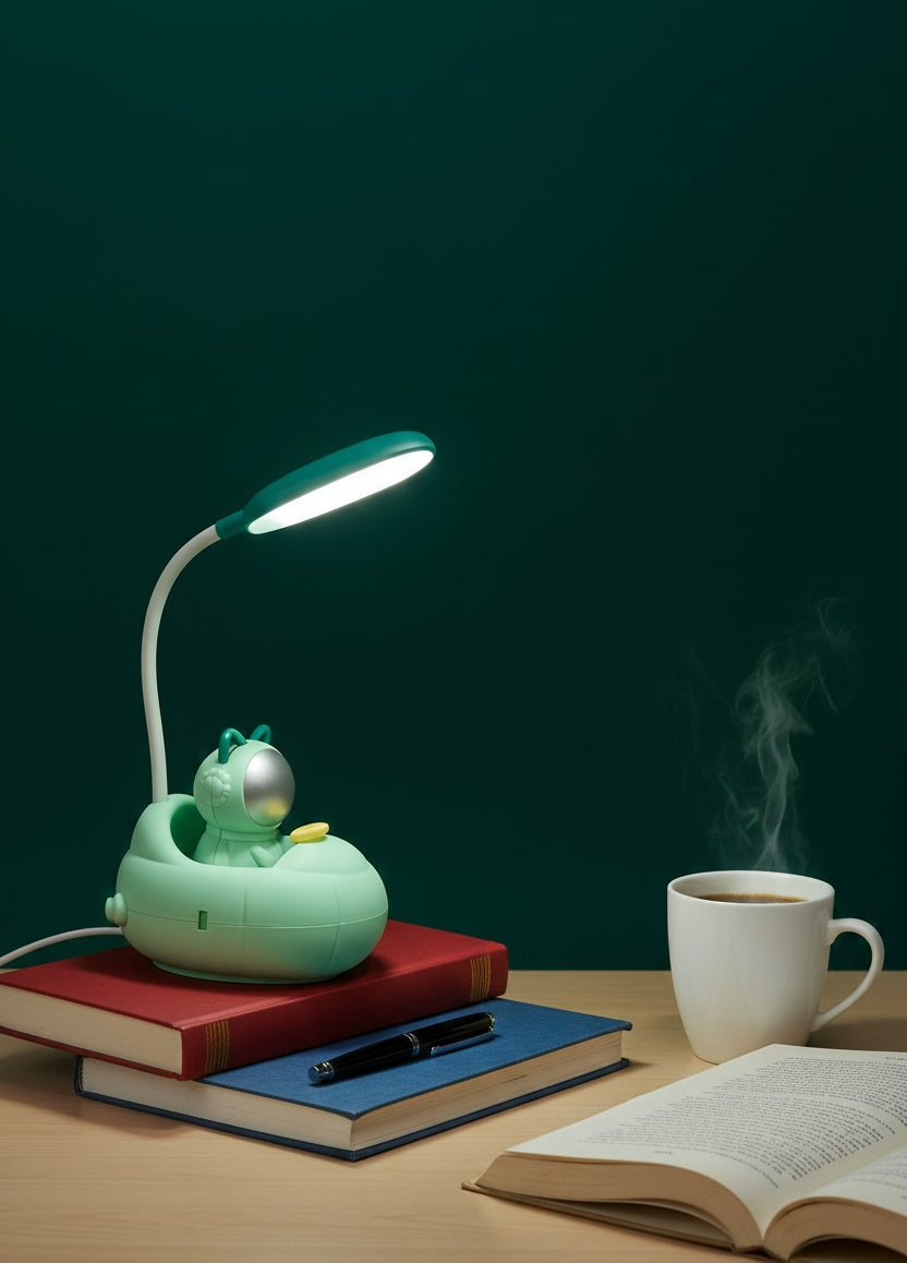 🛋️✨ Cute Desk Combo – Lamp + Soft Toy Cushion ✨🛋️