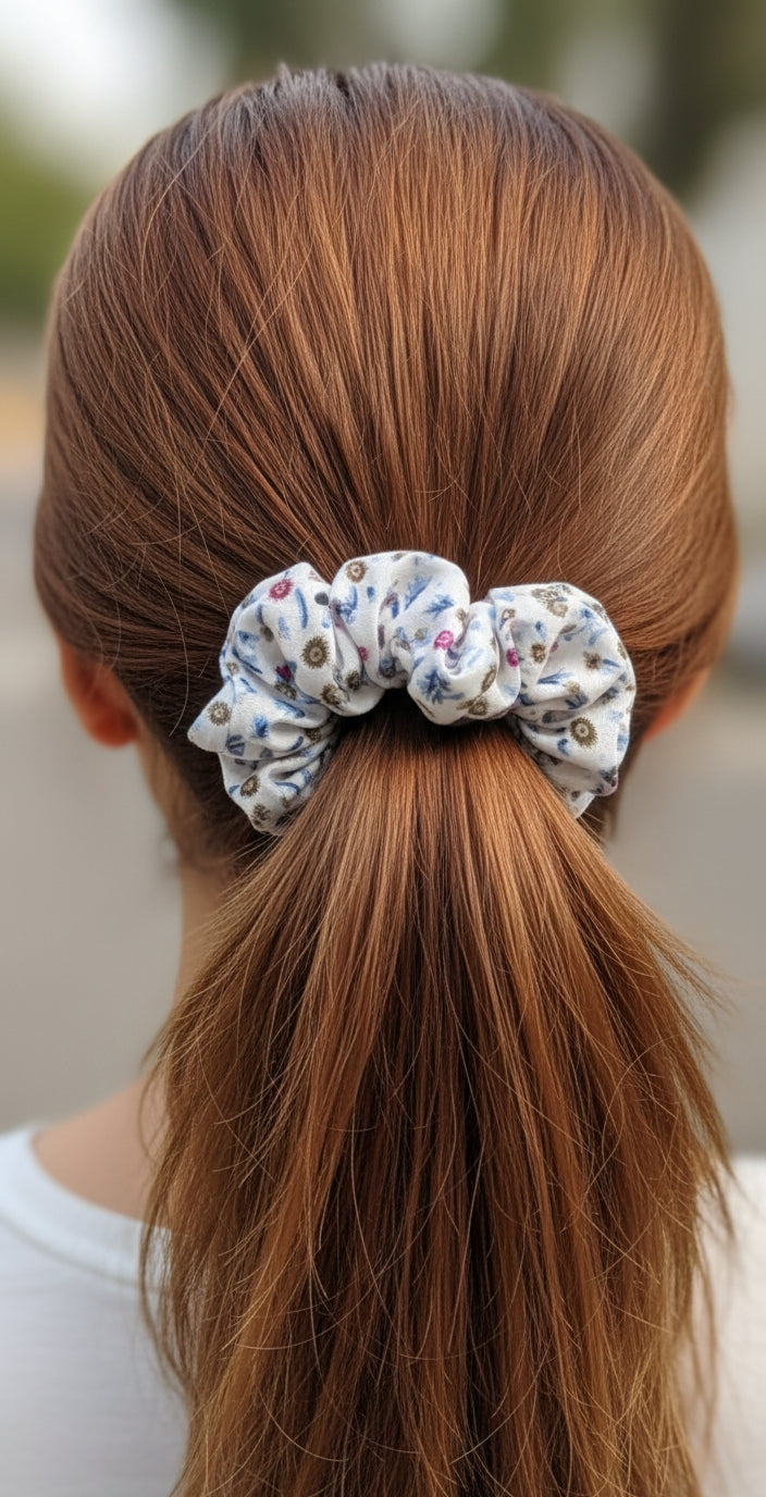 ✨ Premium Fabric Scrunchie Set – Elegant Everyday Hair Accessories ✨