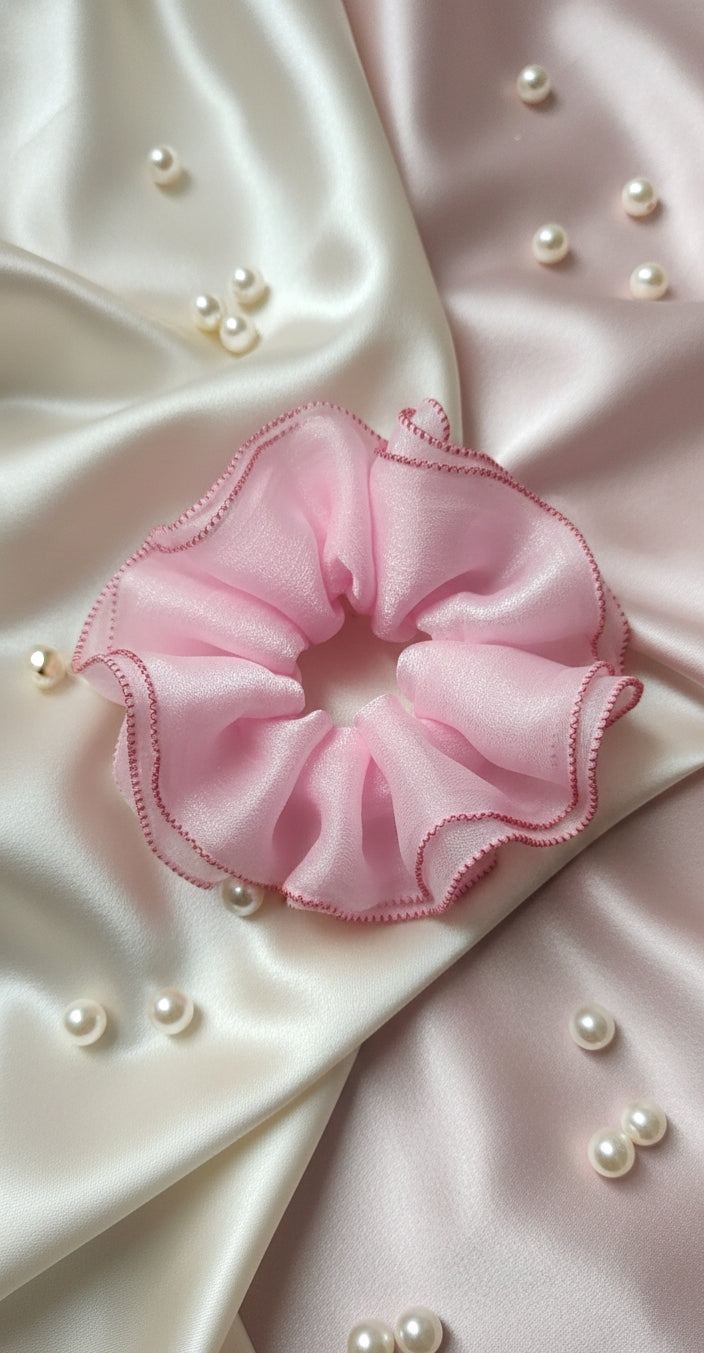 ✨ Elegant Satin Scrunchie Combo – Soft Pastel & Classic Shades ✨