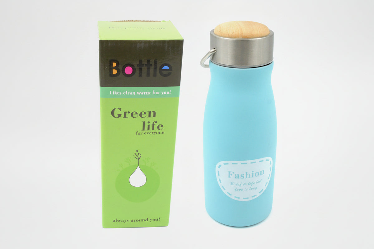 0285 Stainless Steel Water Bottle With Handle Fridge Water Bottle Stainless Steel Water Bottle Leak Proof Rust Proof Hot  Cold Drinks Gym Sipper Bpa Free Food Grade Quality Steel Fridge Bottle For Officegymschool (360 Ml)