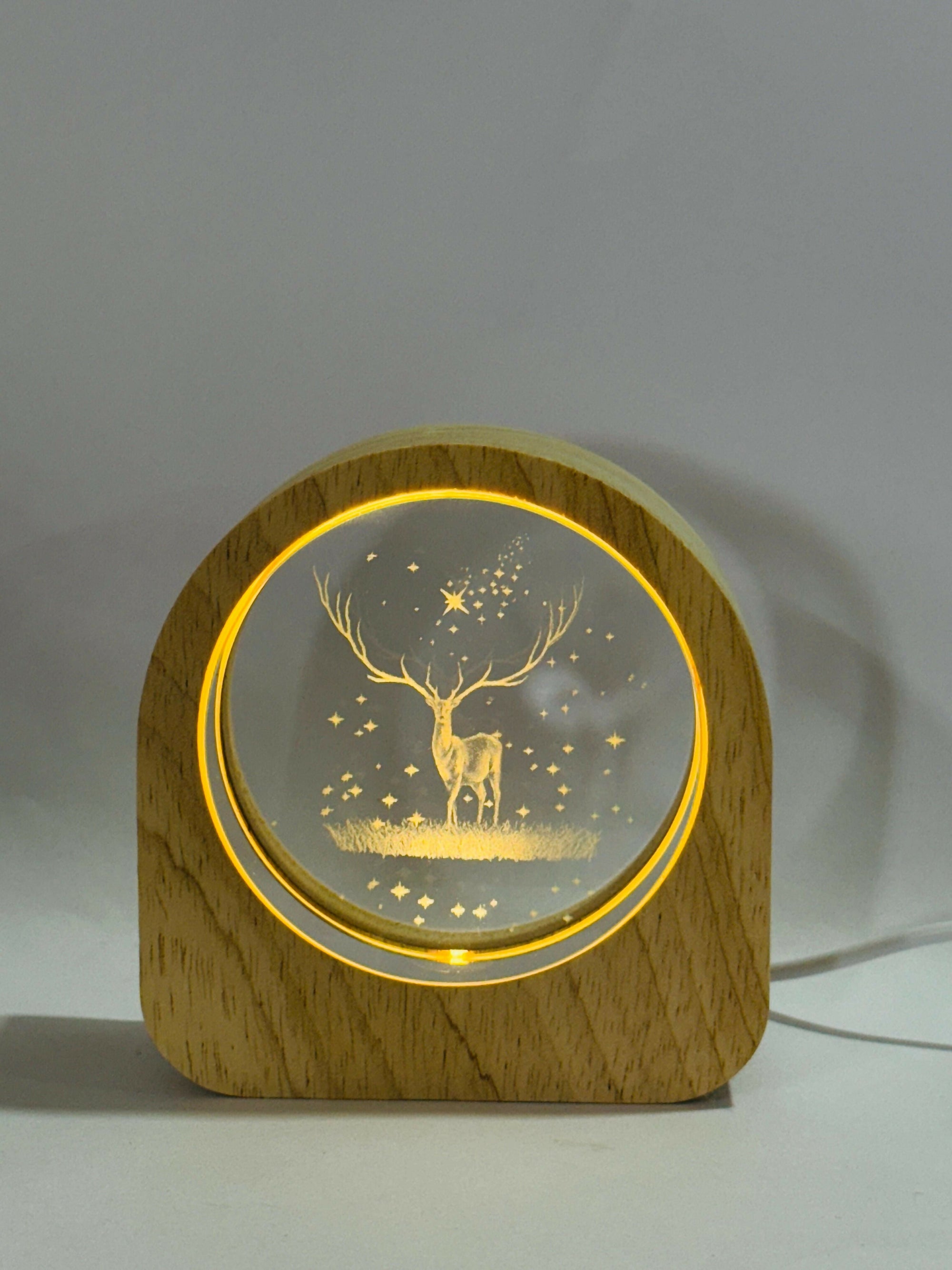 🦌✨ Glowing Deer™ Enchanted LED Night Lamp 🌟🌲