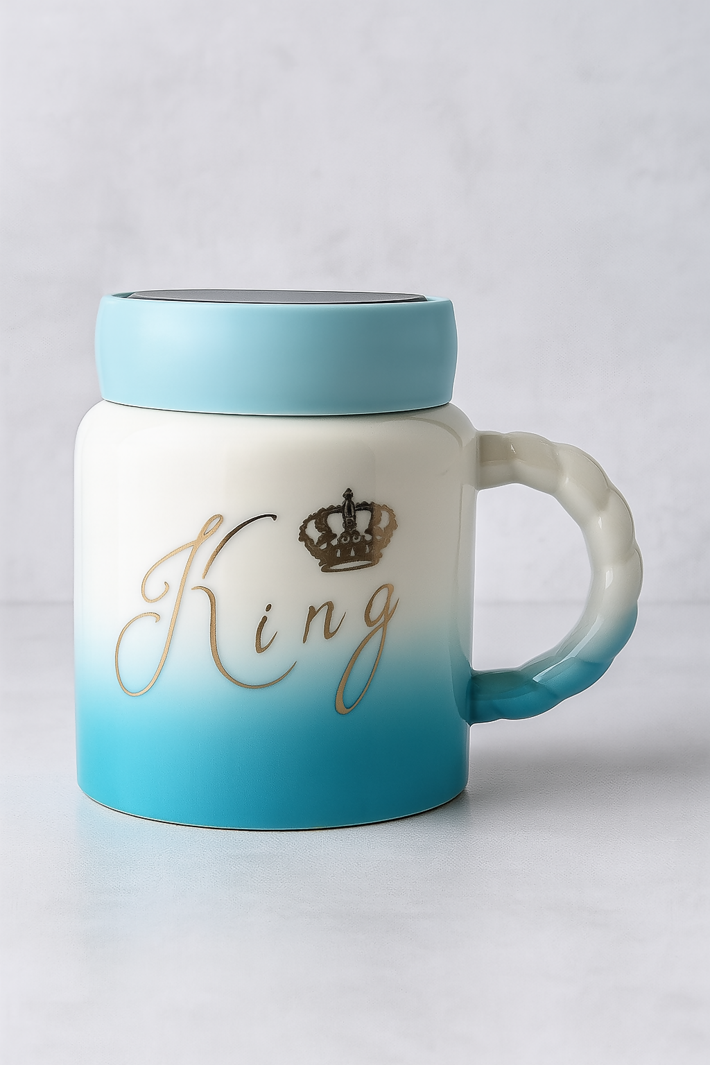 👑 King Smart Mirror Mug – Rule Every Sip ☕⚡