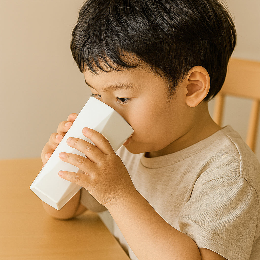 Hexagon Shape Plastic Drinking Glass Set (6 Pc)