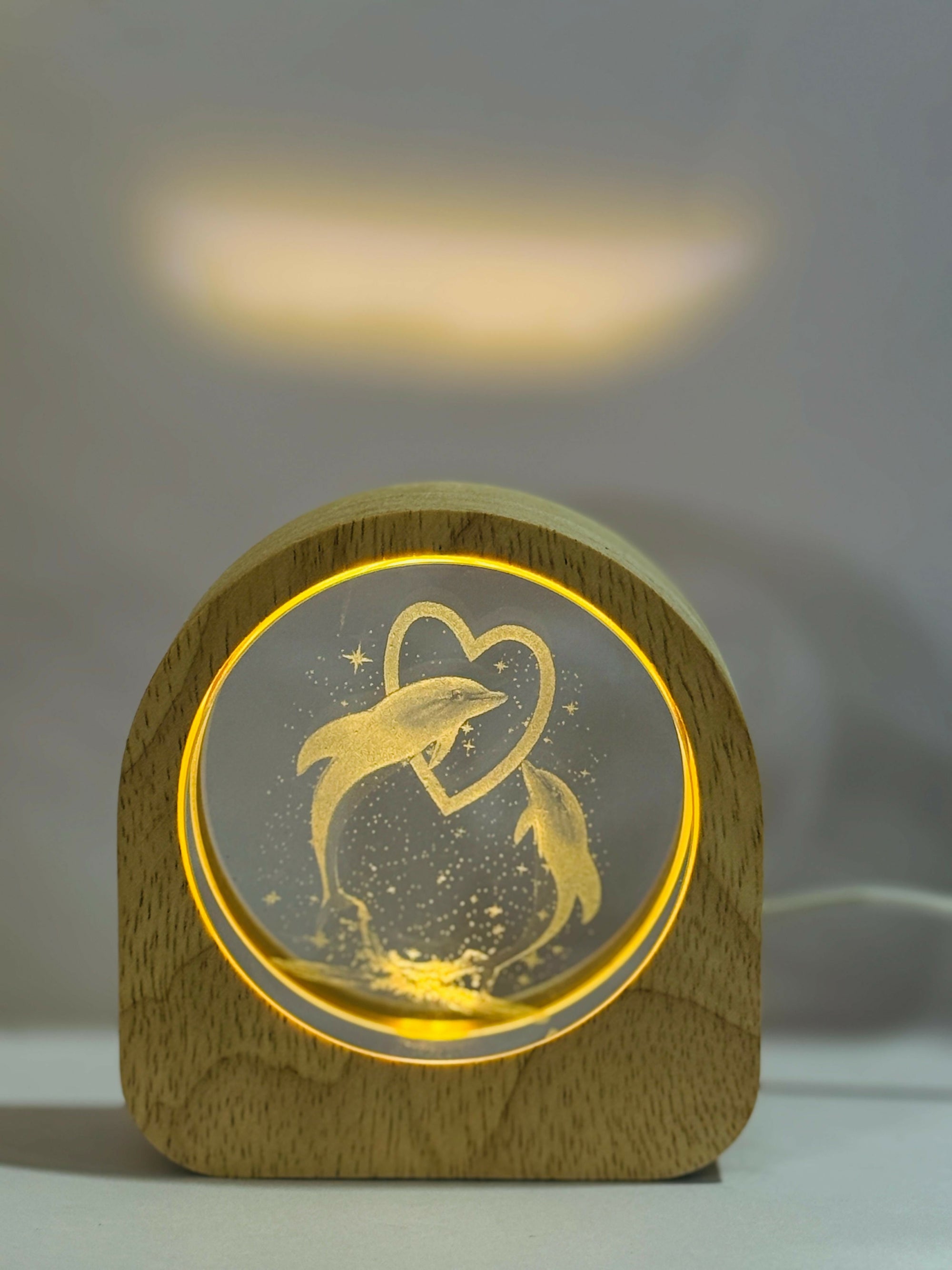 🐬💛 AquaLove™ Dolphin LED Night Lamp ✨🌊