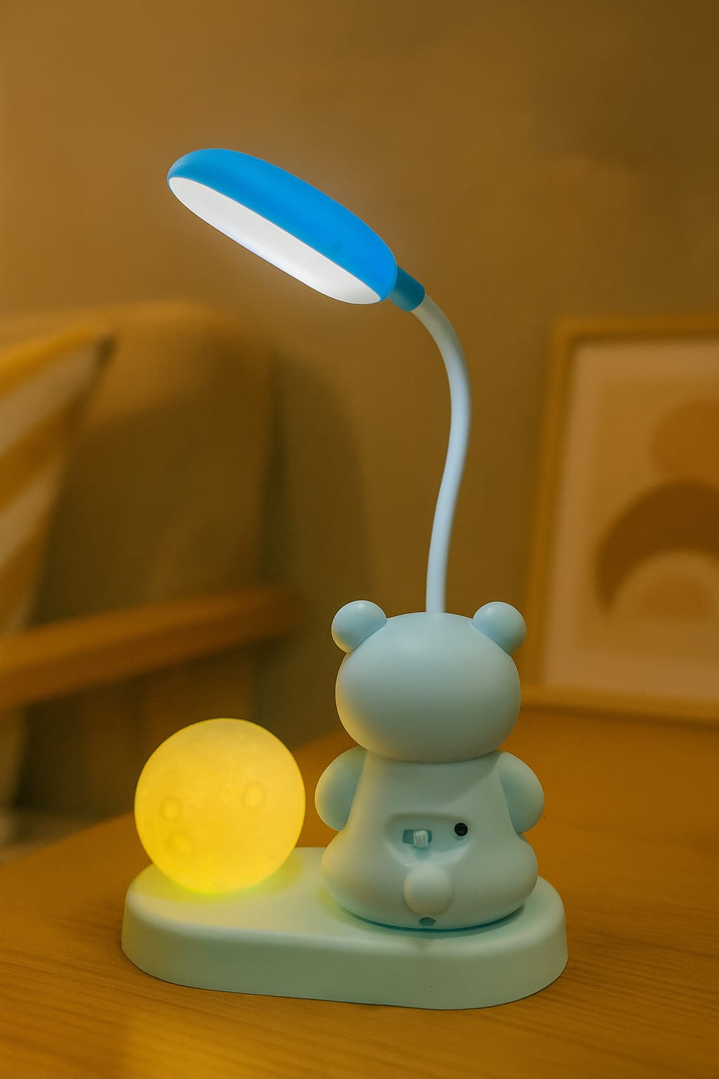 💙 Moon Bear Heart Glow Lamp™ 🐻🌙
