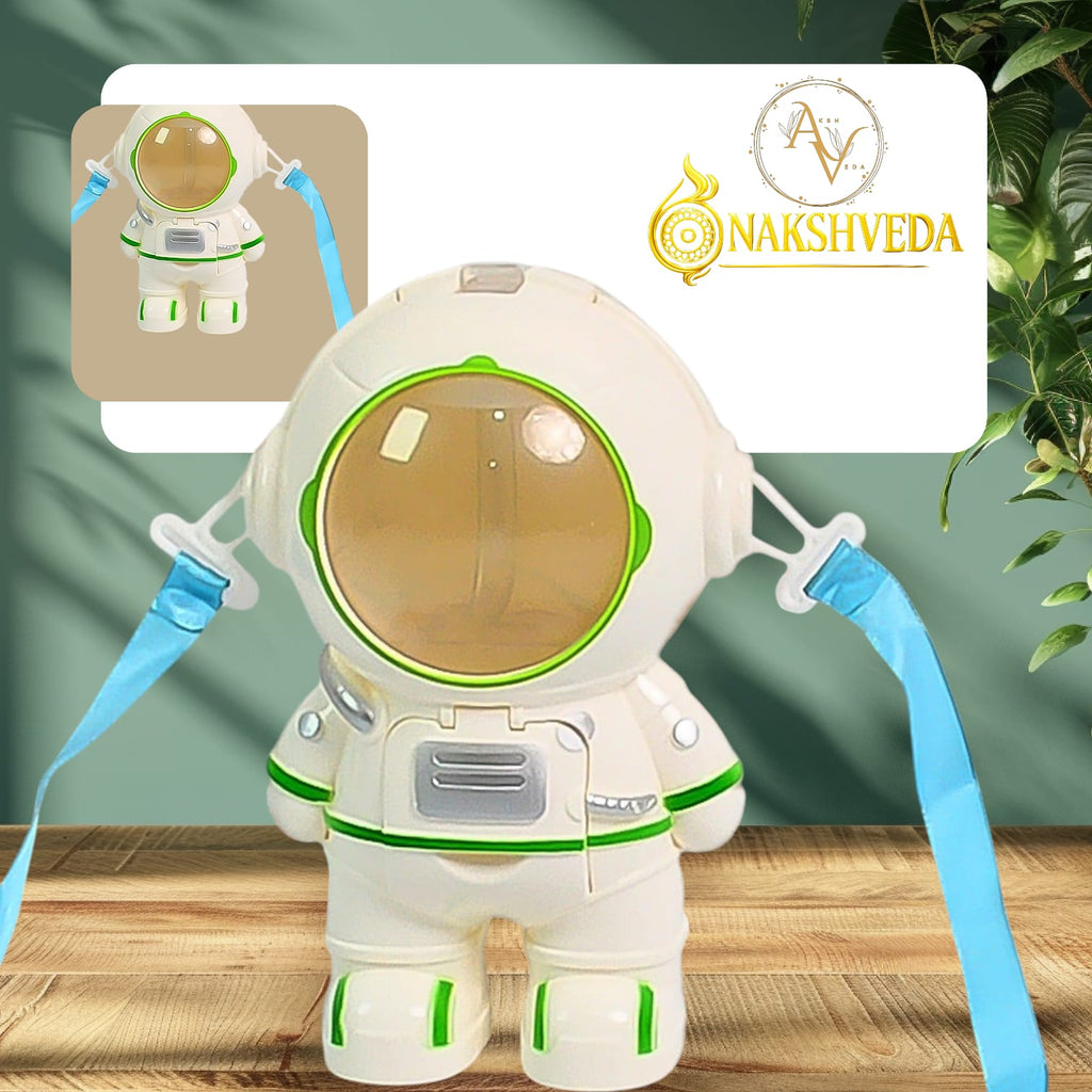 Astronaut Water Bottle with Strap – Fun & Portable Design 🚀