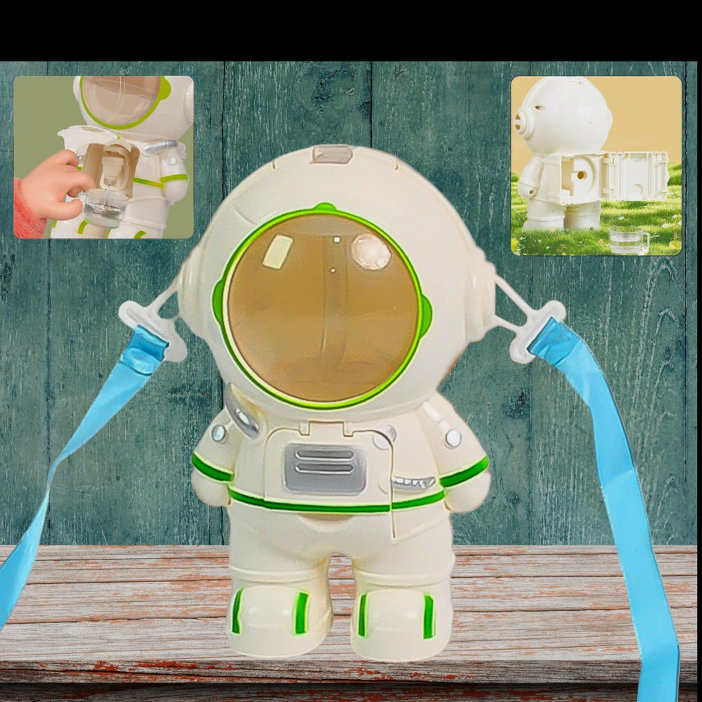Astronaut Water Bottle with Strap – Fun & Portable Design 🚀