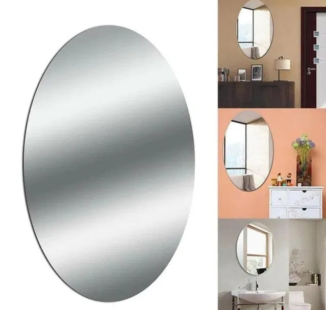 Oval Shape Mirror (Pack of 1)