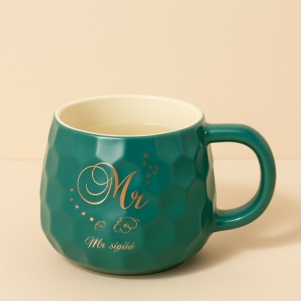 ☕ “Mr. Elegance Honeycomb Mug” 🖤