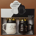 👑 King & Queen Ceramic Mug Set – Royal Love Edition 💞