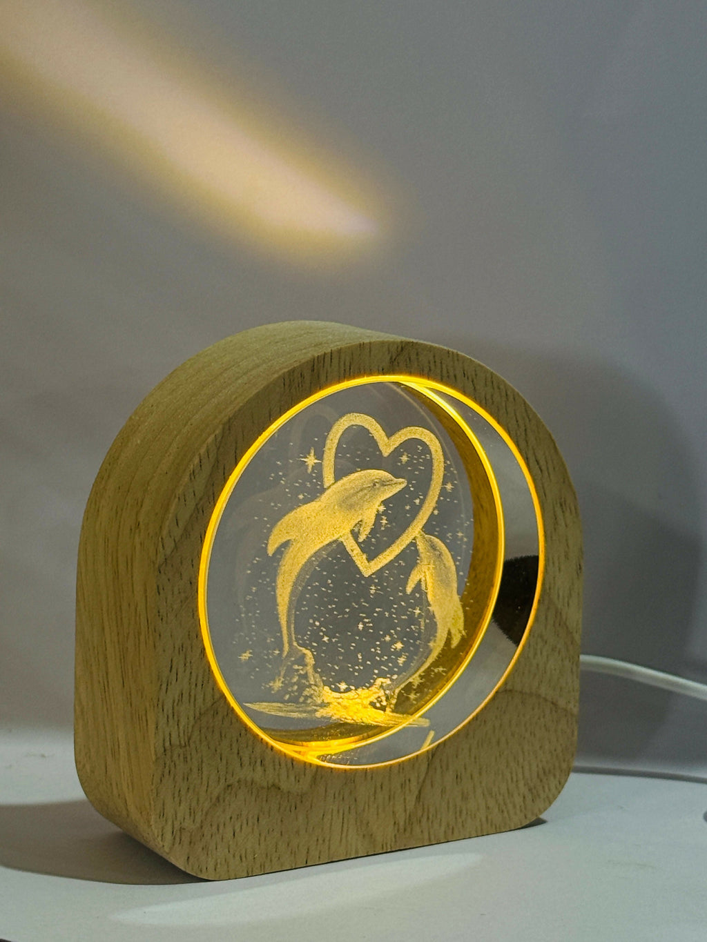 🐬💛 AquaLove™ Dolphin LED Night Lamp ✨🌊