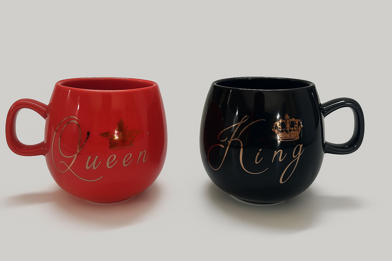 💞 Royal Love Mug Set – King & Queen Edition 👑