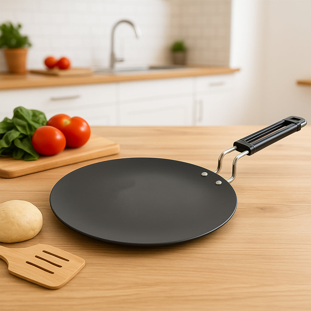 Compact Non-stick Flat Roti Tawa (9 Inch  1 Pc)