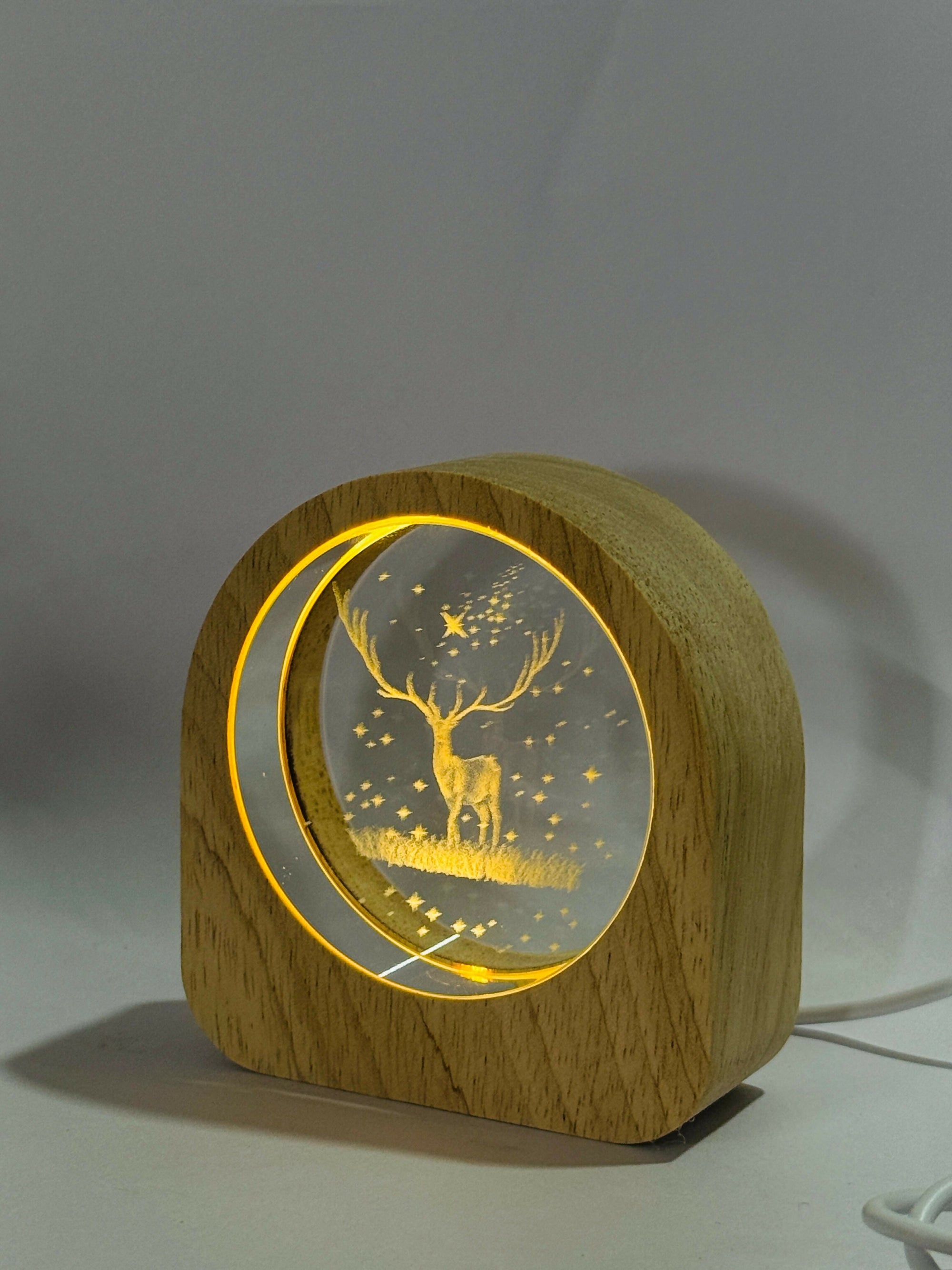 🦌✨ Glowing Deer™ Enchanted LED Night Lamp 🌟🌲