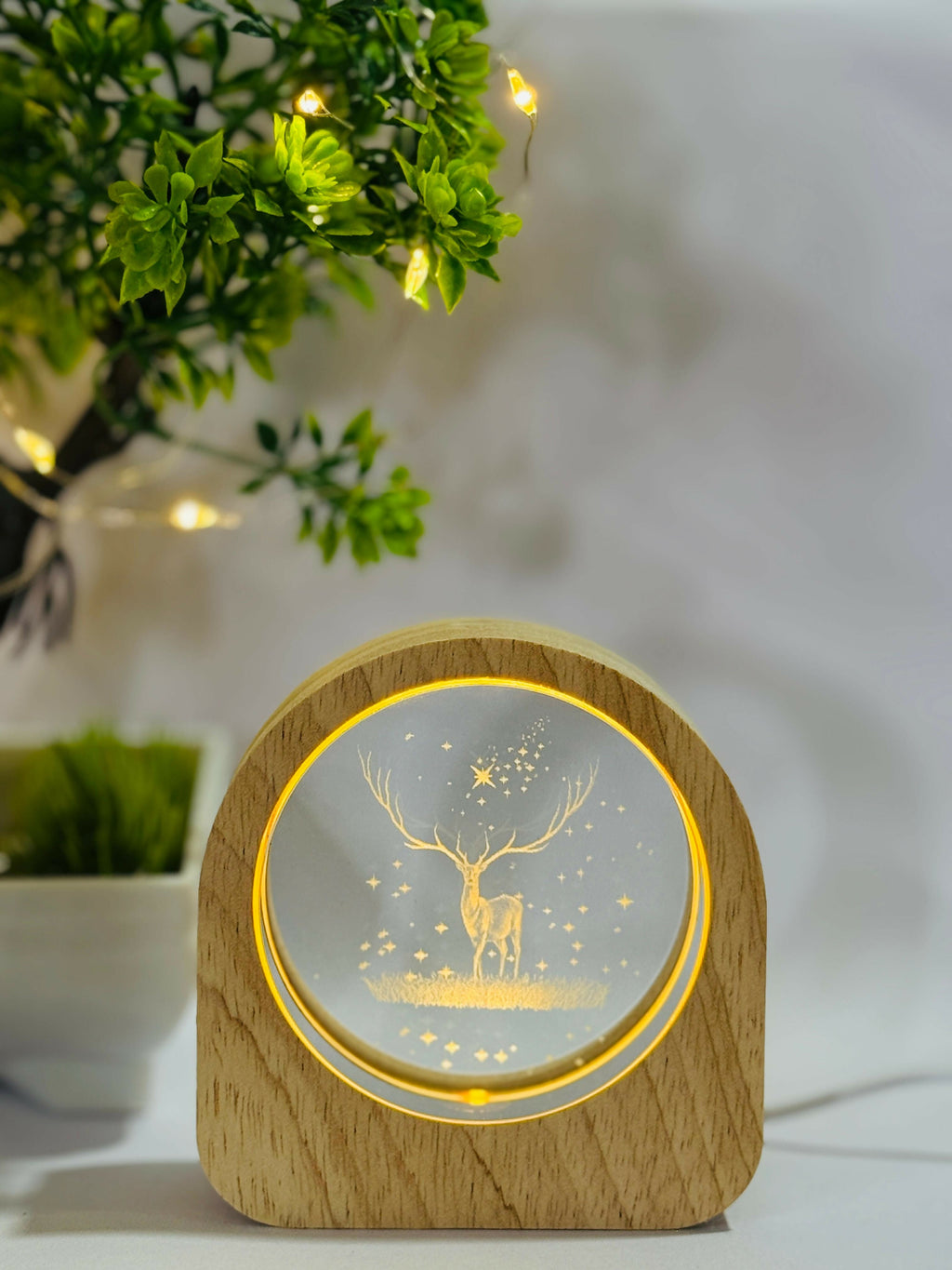 🦌✨ Glowing Deer™ Enchanted LED Night Lamp 🌟🌲